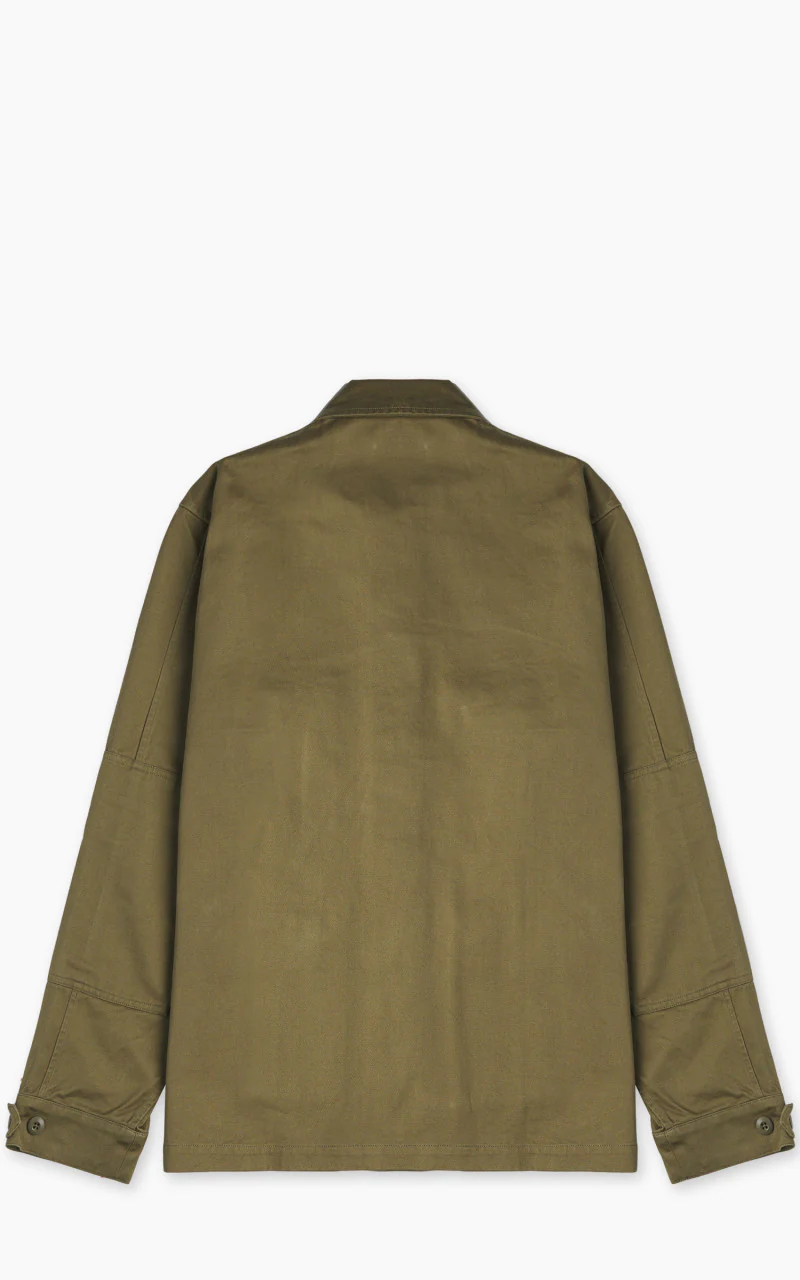 3sixteen BDU Jacket Back Satin Olive - Image 4