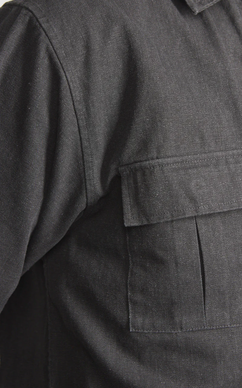 BDU Jacket HBT Charcoal - Image 6