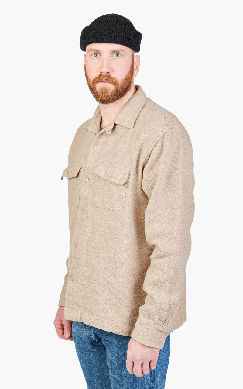 3sixteen Camp Shirt HBT Handloom Natural - Image 4