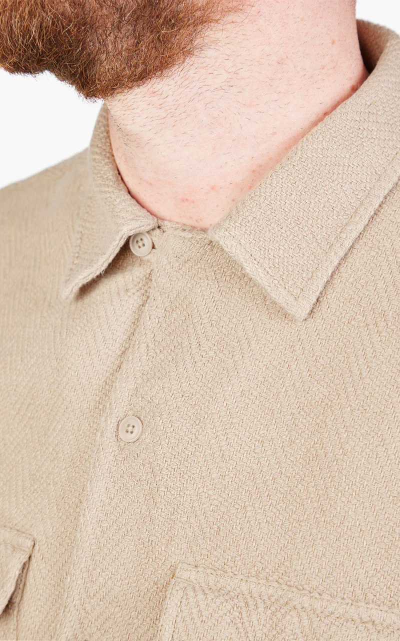 3sixteen Camp Shirt HBT Handloom Natural - Image 7