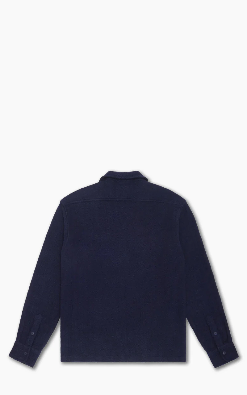 3sixteen Camp Shirt HBT Handloom Navy - Image 3