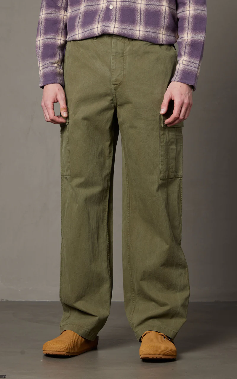 3sixteen Cargo Pant Stonewashed Olive - Image 4