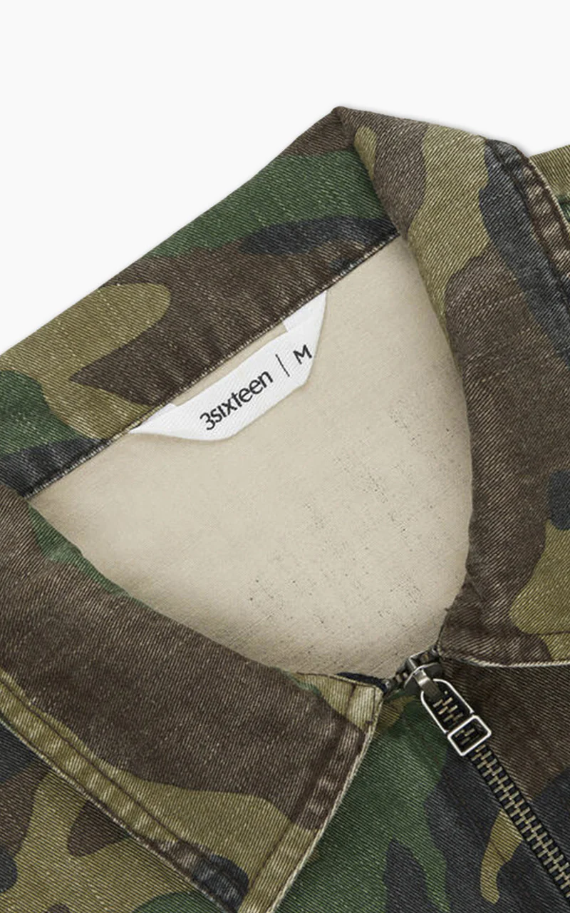 3sixteen Club Jacket Camo Twill - Image 8