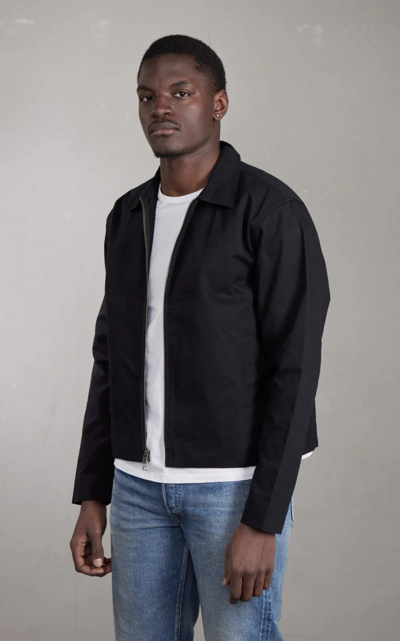 3sixteen Club Jacket Twill Black - Image 2