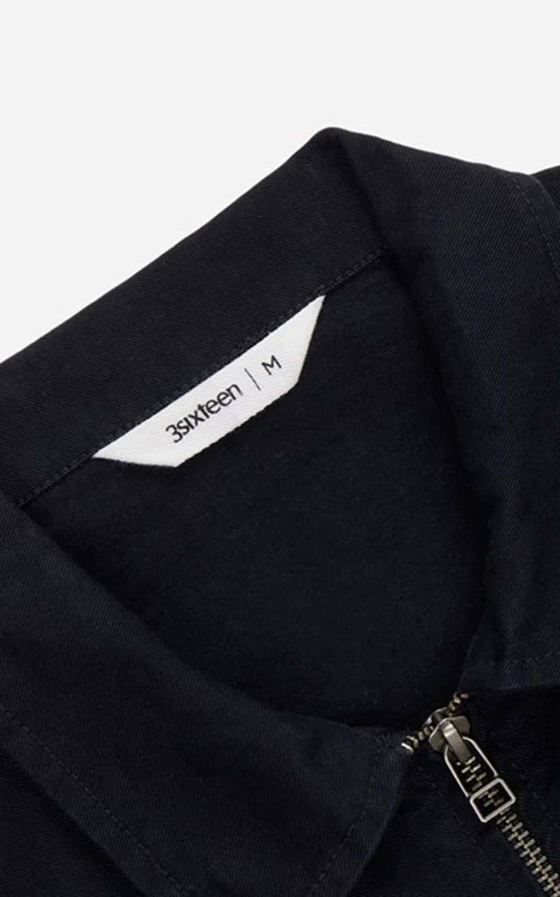 3sixteen Club Jacket Twill Black - Image 3