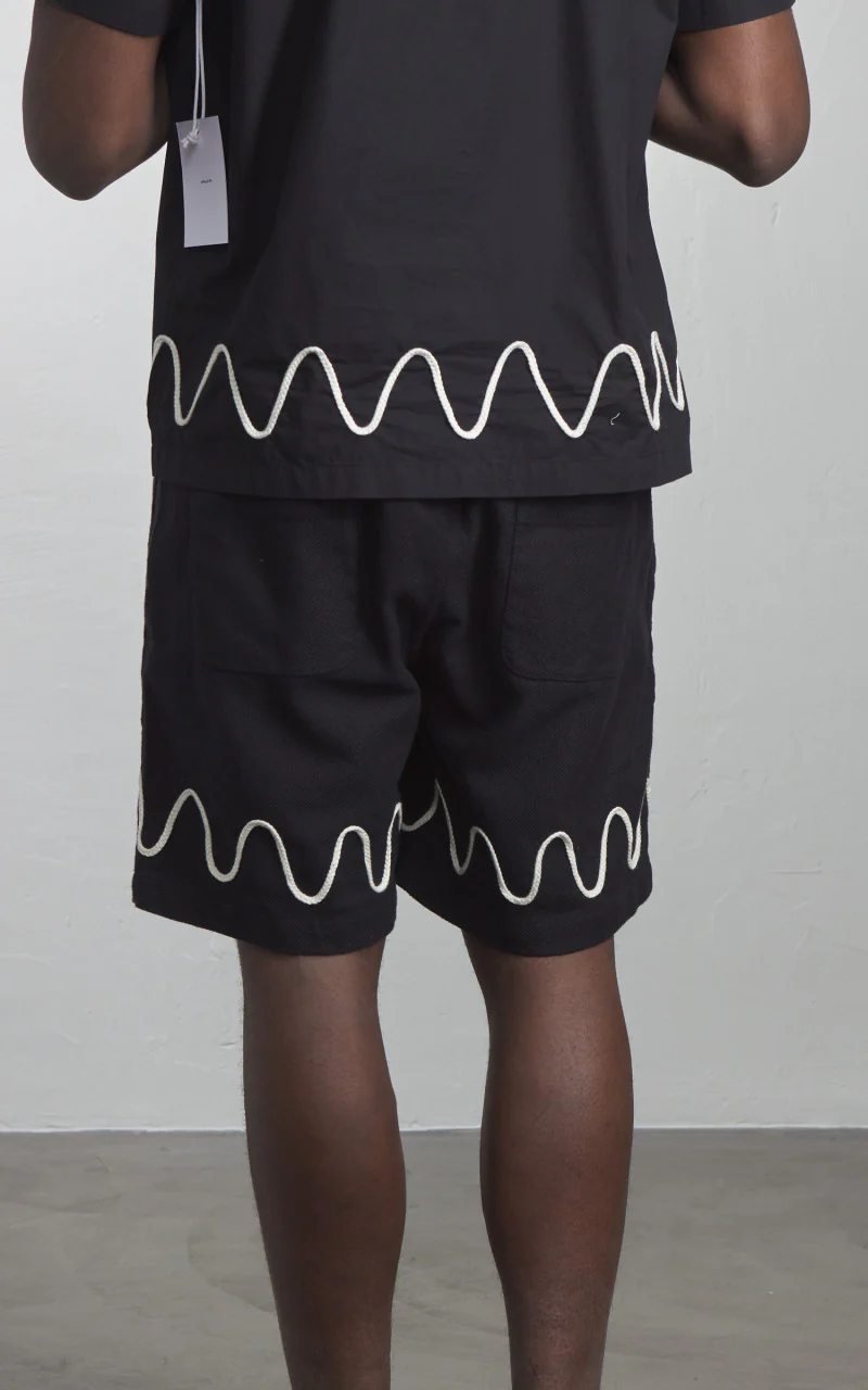 3sixteen Club Short Squiggle Black - Image 6
