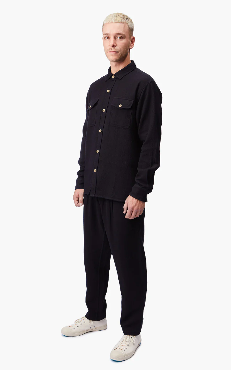 3sixteen CPO Shirt Black Sashiko - Image 2