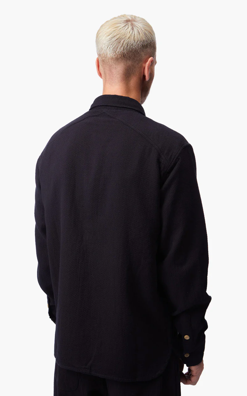 3sixteen CPO Shirt Black Sashiko - Image 5