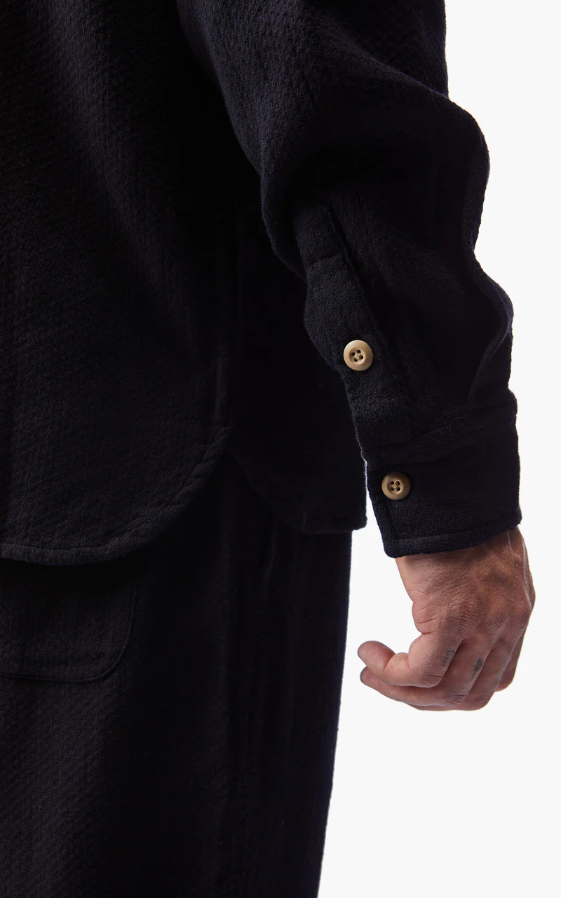 3sixteen CPO Shirt Black Sashiko - Image 6