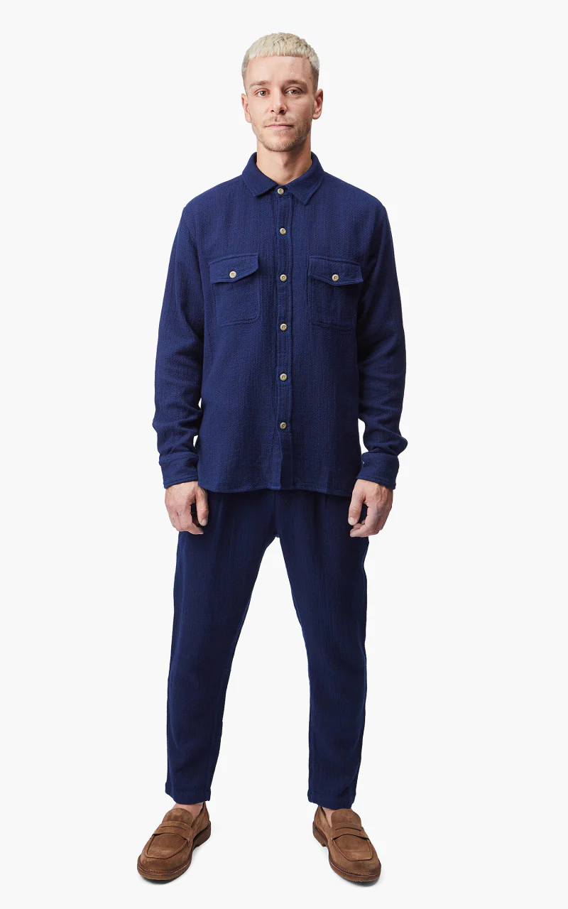 3sixteen CPO Shirt Indigo Sashiko - Image 2