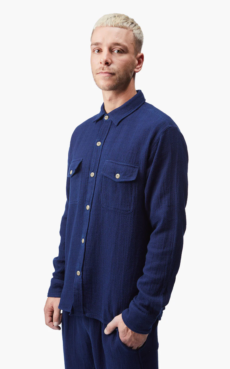 3sixteen CPO Shirt Indigo Sashiko - Image 4