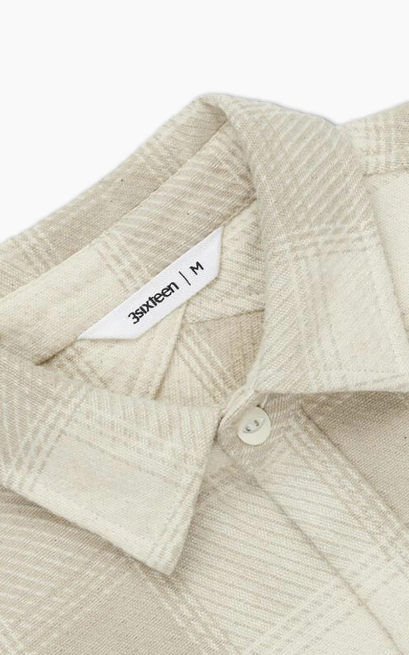 3sixteen Crosscut Flannel Alabaster Twill - Image 3