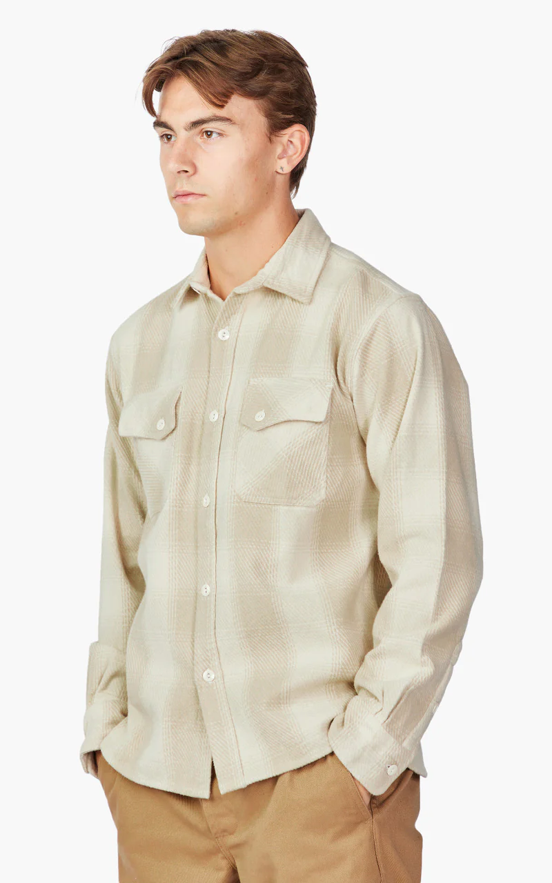 3sixteen Crosscut Flannel Alabaster Twill - Image 6