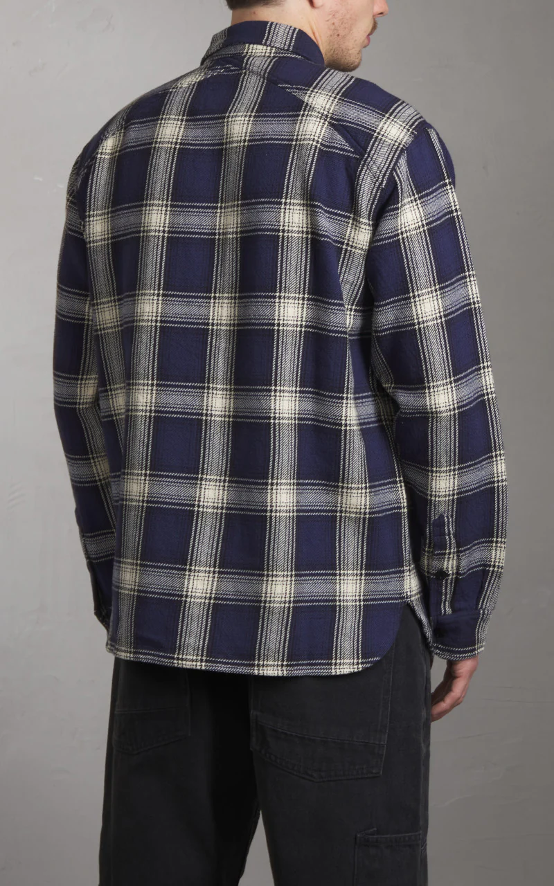 3sixteen Crosscut Flannel Plaid Midnight - Image 6