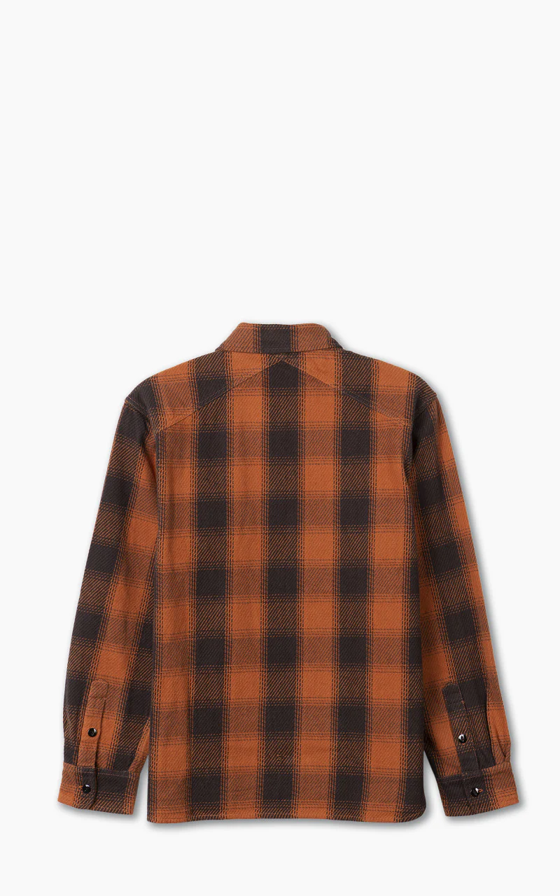 3sixteen Crosscut Flannel Rust Twill - Image 3
