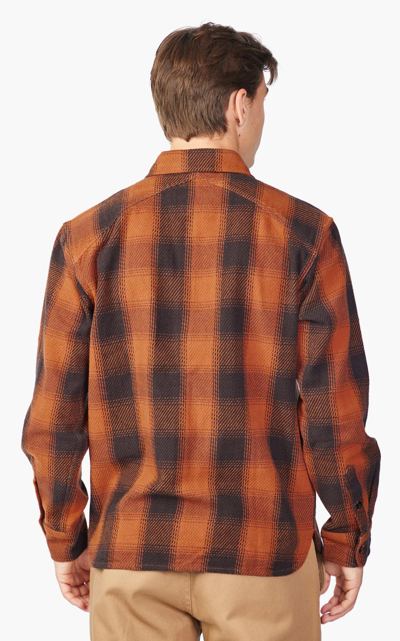 3sixteen Crosscut Flannel Rust Twill - Image 5