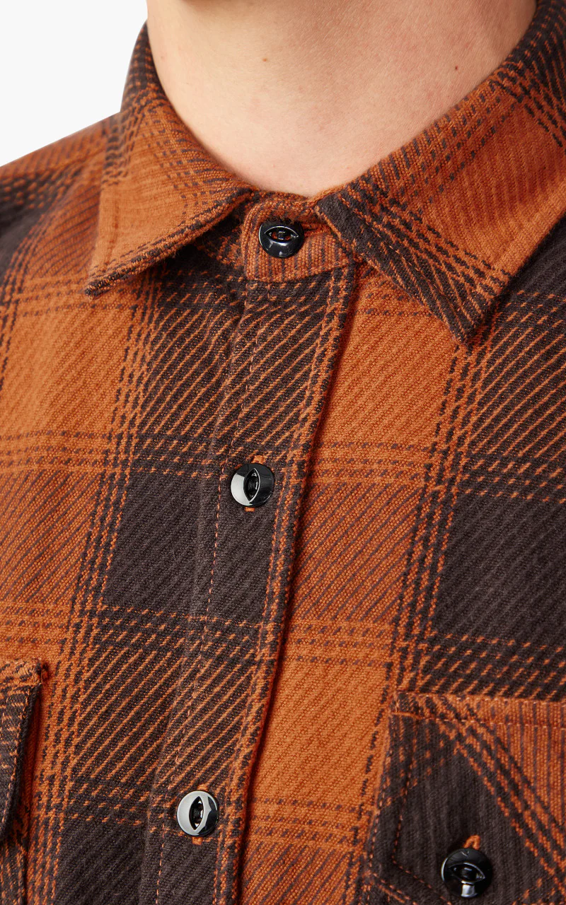 3sixteen Crosscut Flannel Rust Twill - Image 6