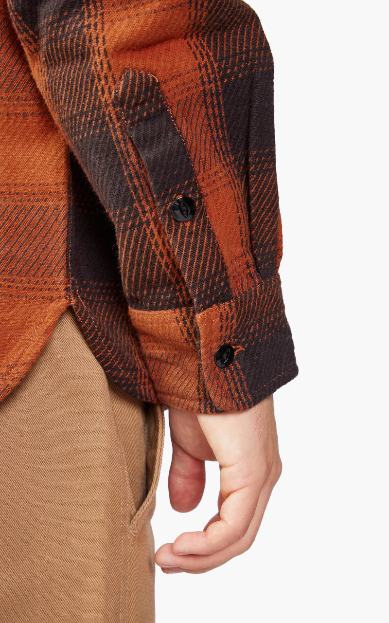 3sixteen Crosscut Flannel Rust Twill - Image 7