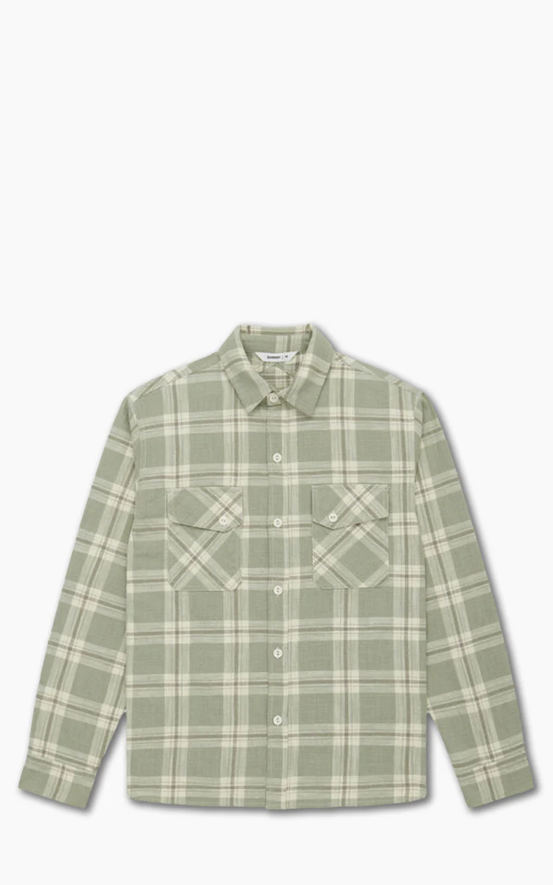 3sixteen Crosscut Flannel Seafoam Slub Check