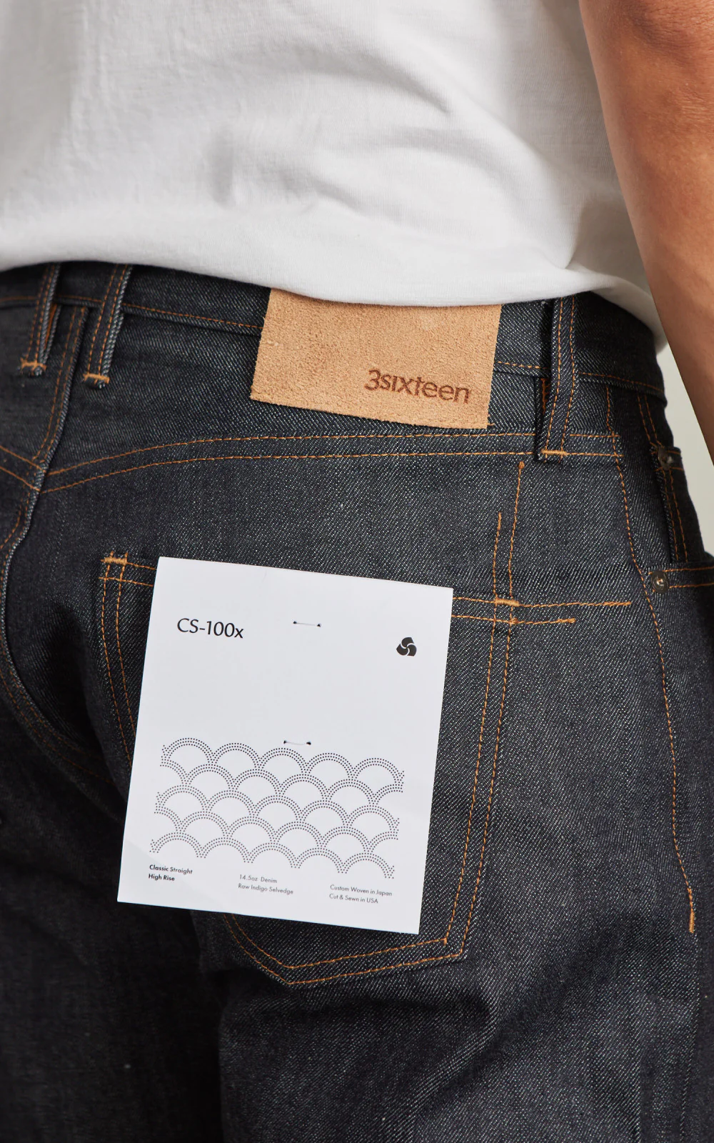 3sixteen CS-100x Classic Straight Selvedge Indigo 14.5oz - Image 8