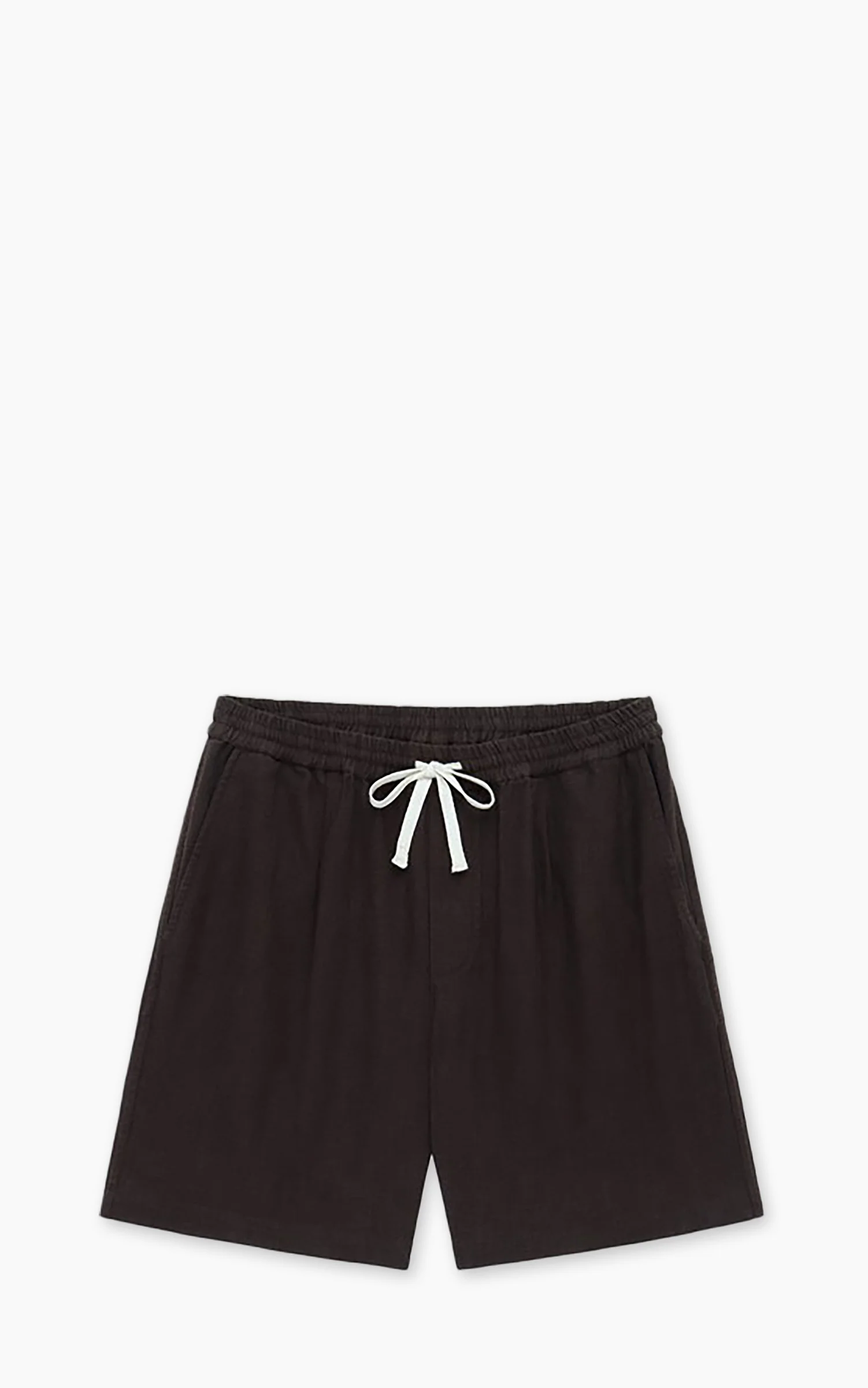 3sixteen Drawstring Short Linen Chocolate - Image 7
