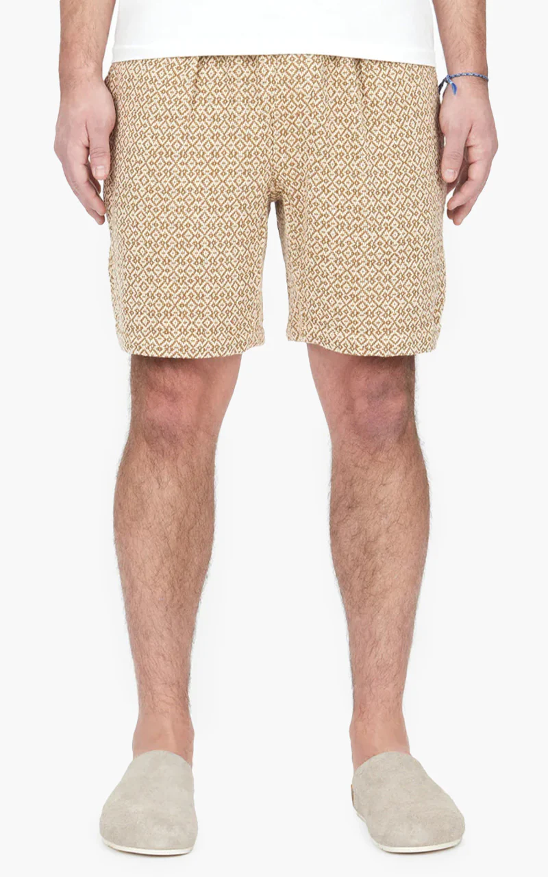 3sixteen Drawstring Shorts Nutmeg Jacquard - Image 2