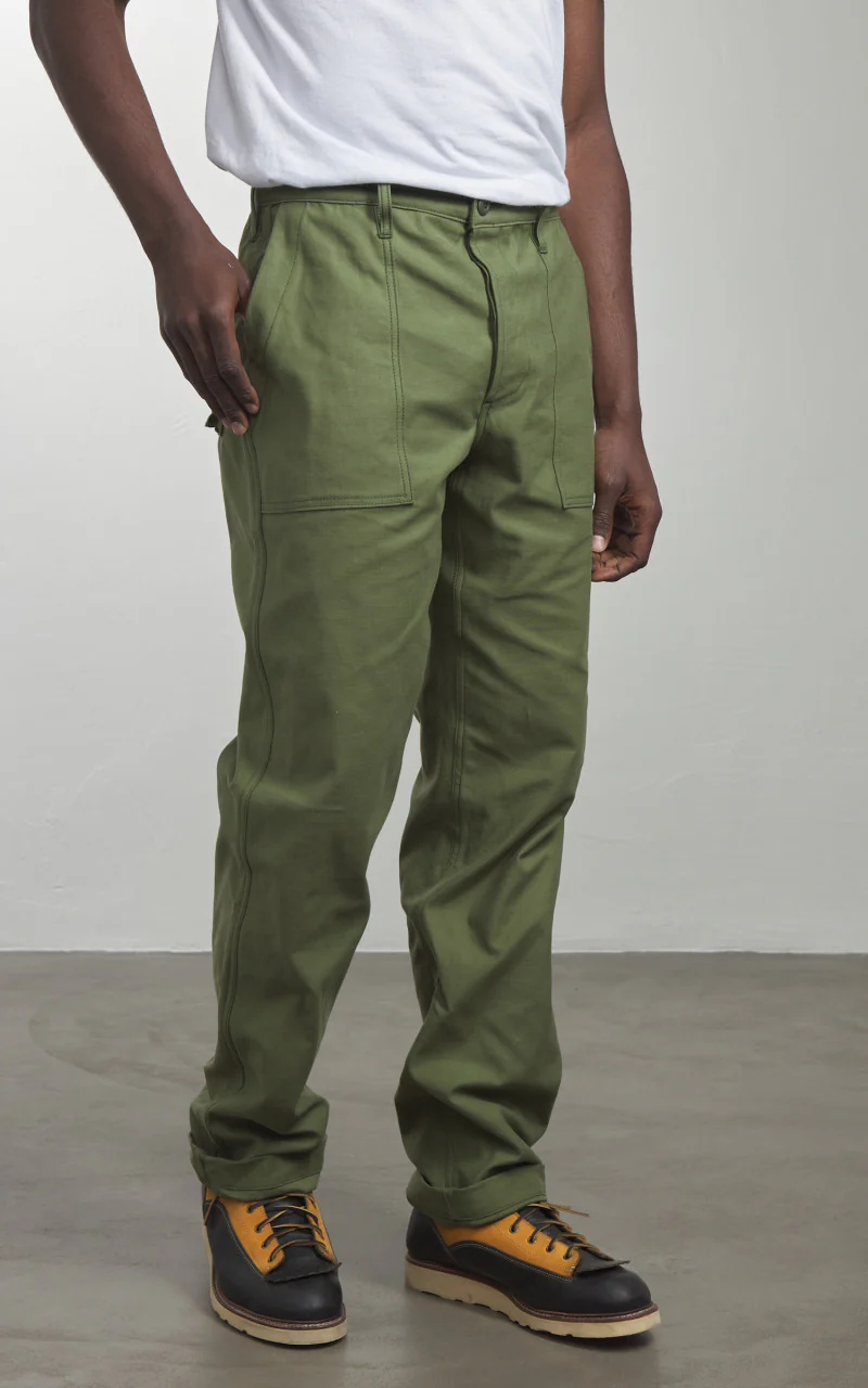 3sixteen Fatigue Pants Back Satin Olive - Image 4
