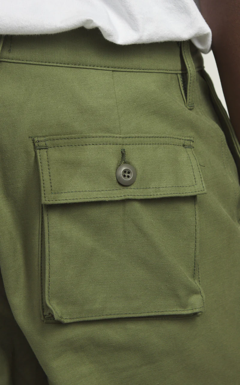 3sixteen Fatigue Pants Back Satin Olive - Image 7