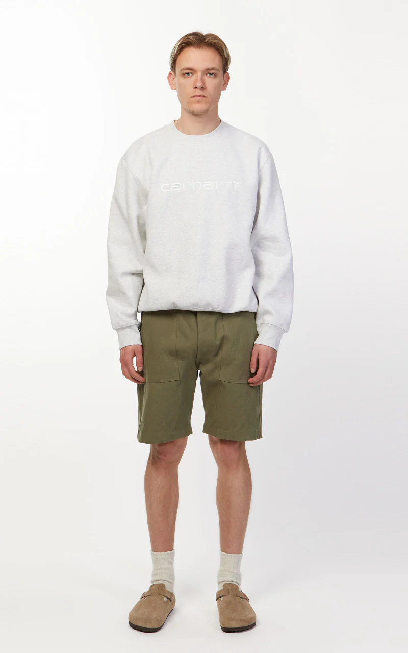 3sixteen Fatigue Shorts HBT Washed Olive - Image 2