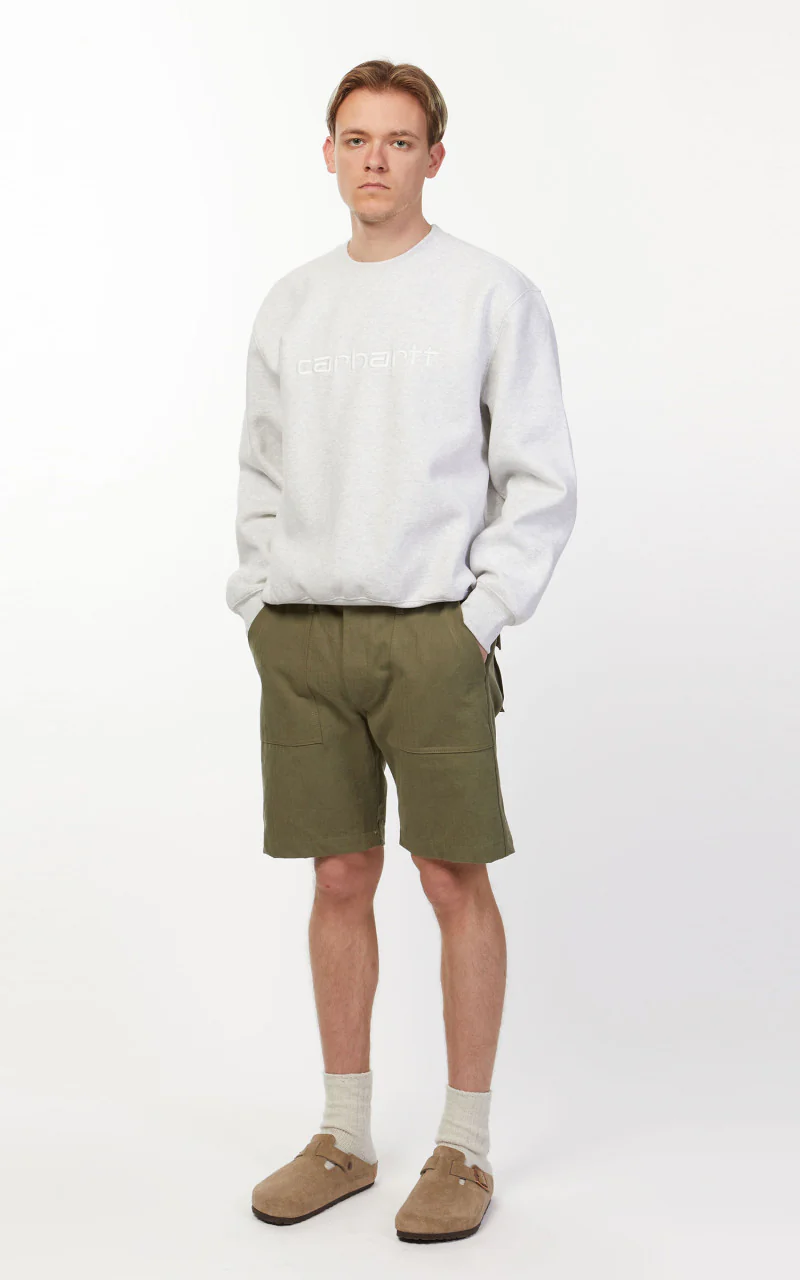 3sixteen Fatigue Shorts HBT Washed Olive - Image 3