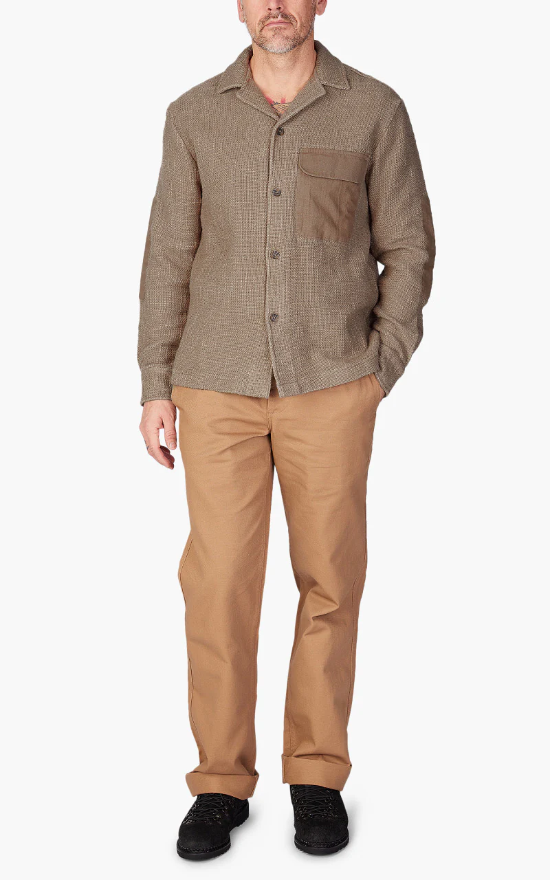 3sixteen Field Shirt Moonrock Slub - Image 2