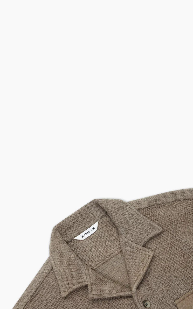 3sixteen Field Shirt Moonrock Slub - Image 6