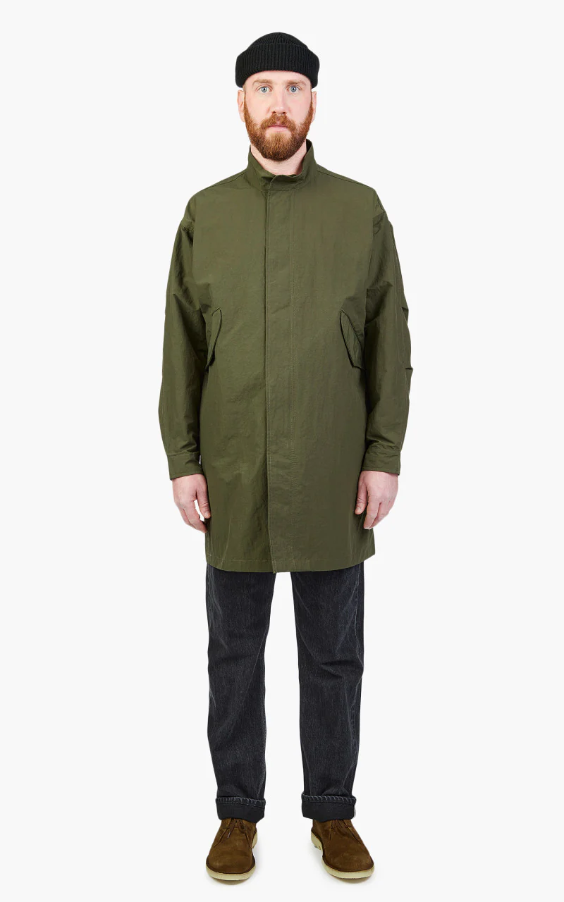 3sixteen Fishtail Parka Moss Nylon - Image 2