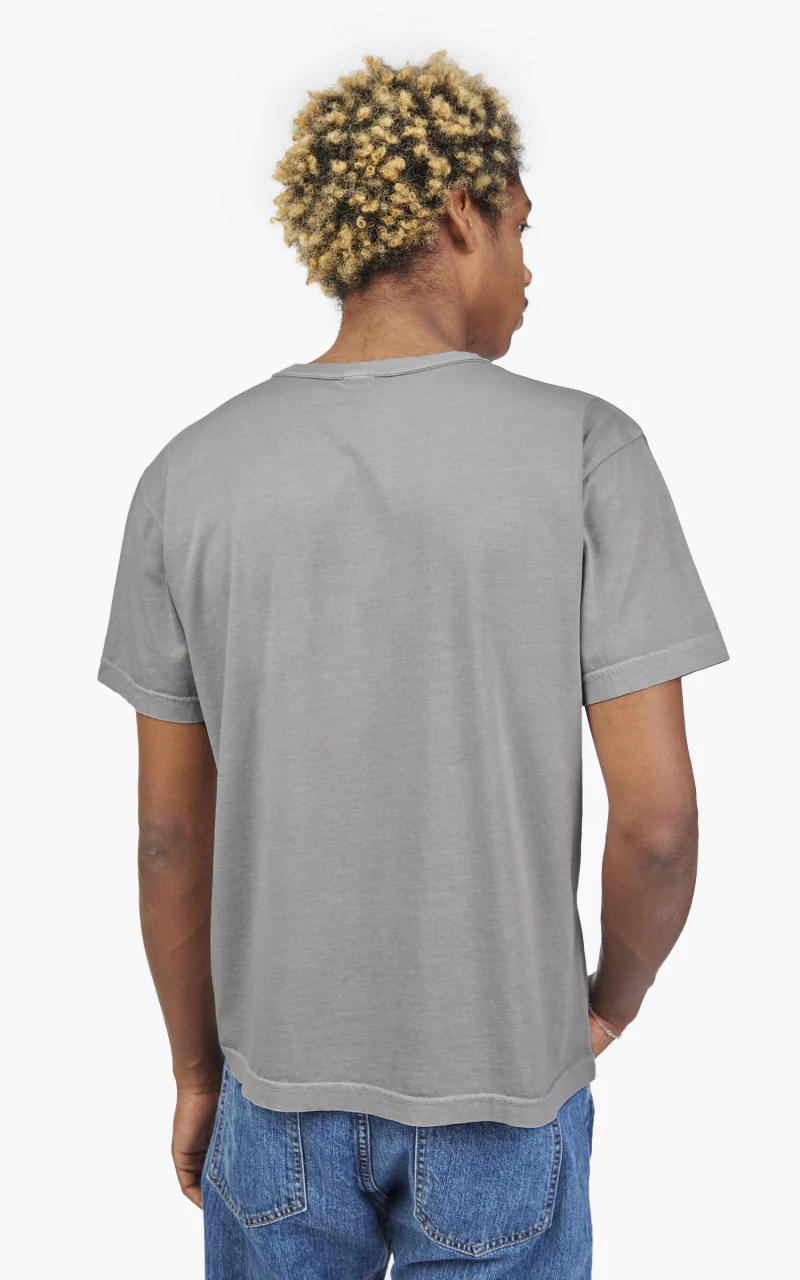 3sixteen Garment Dyed Pima Pocket Tee Ash - Image 4