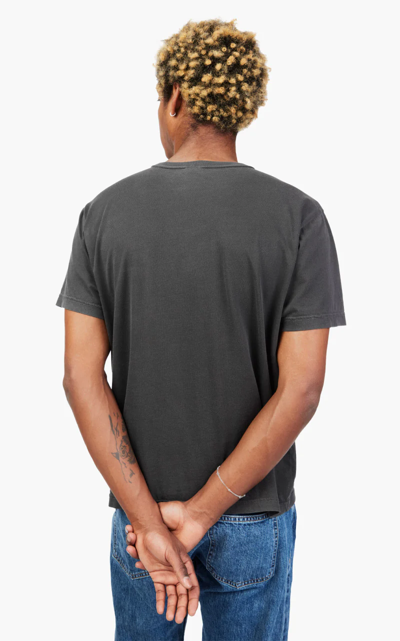 3sixteen Garment Dyed Pima Pocket Tee Smoke - Image 4