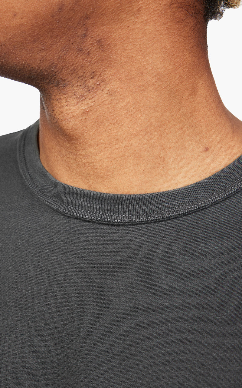 3sixteen Garment Dyed Pima Pocket Tee Smoke - Image 5