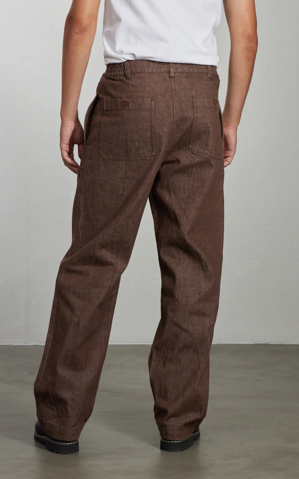 3sixteen Harvest Pants Brown Denim - Image 4