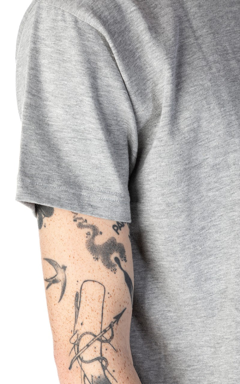 3sixteen Heavyweight Plain Tee 2 Pack Grey - Image 5