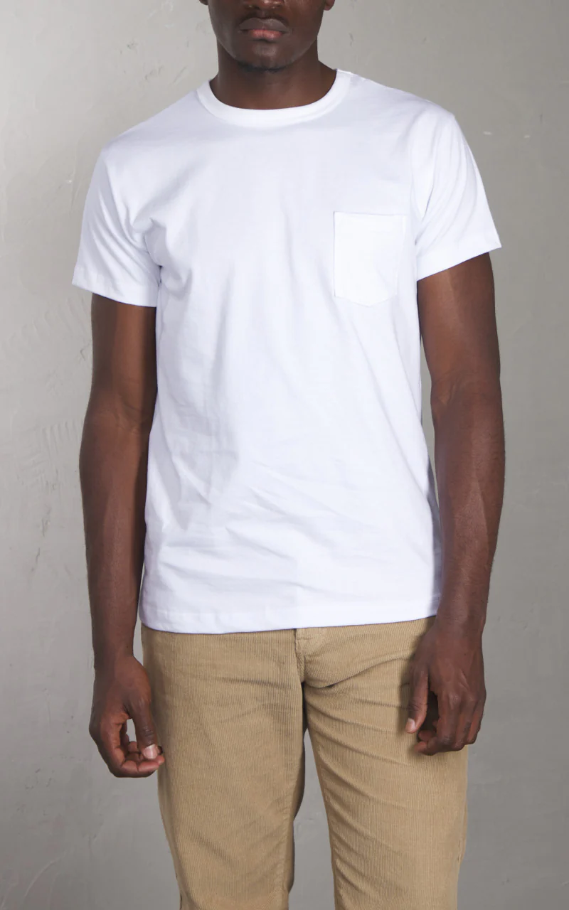 3sixteen Heavyweight Pocket T-Shirt 2 Pack White - Image 2