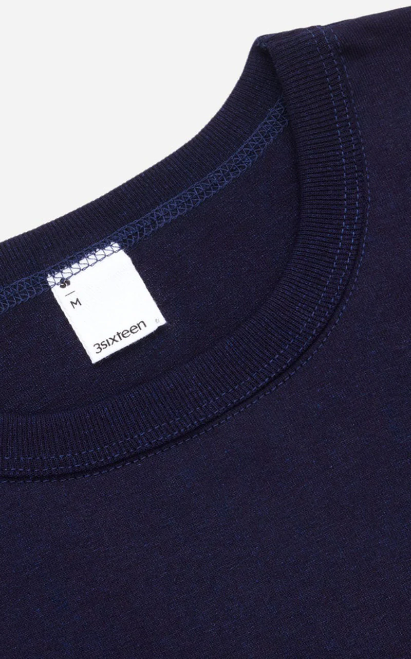 3sixteen Heavyweight T-Shirt 2 Pack Indigo - Image 4