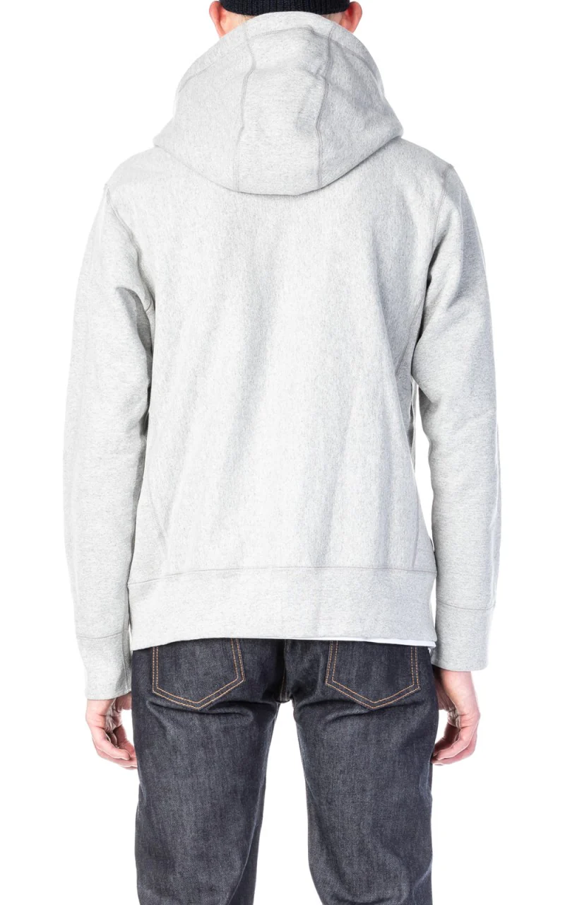 3sixteen Heavyweight Zip Hoody Grey - Image 7