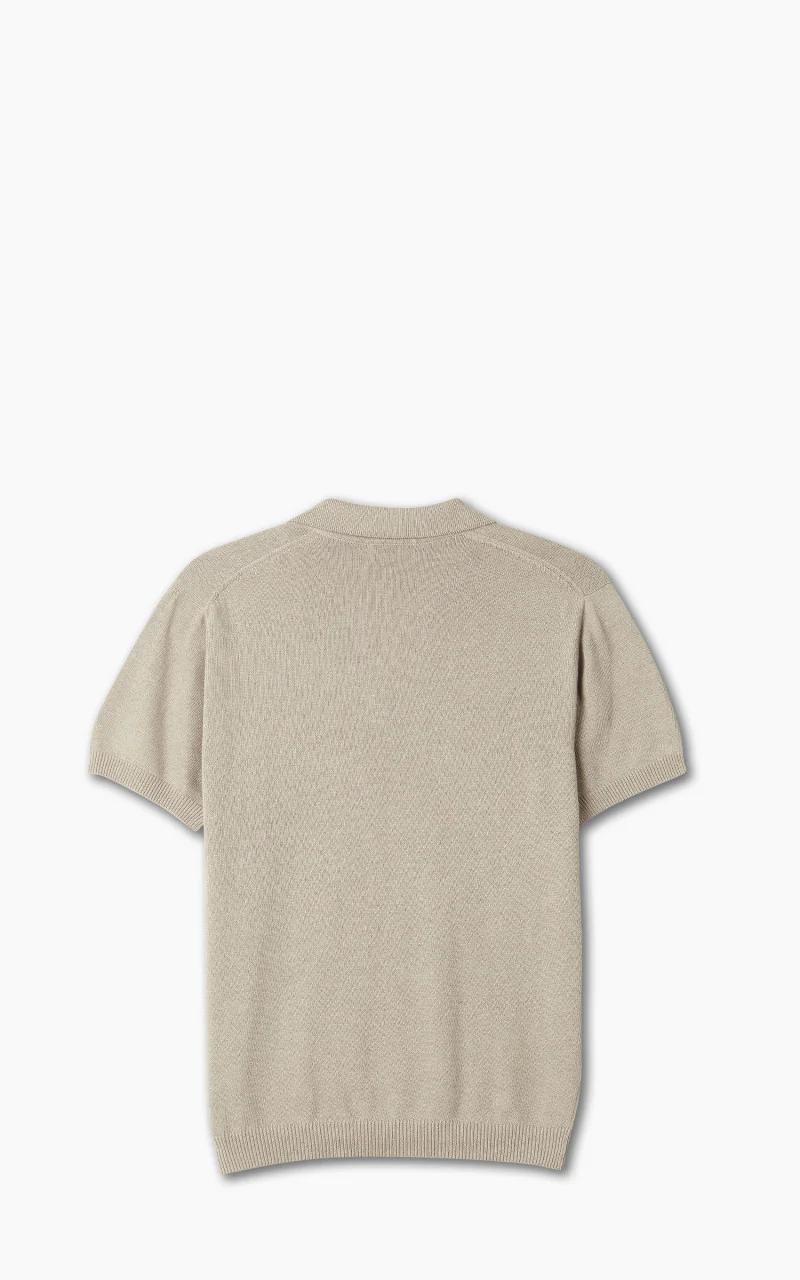 3sixteen Knit Polo Tan - Image 3