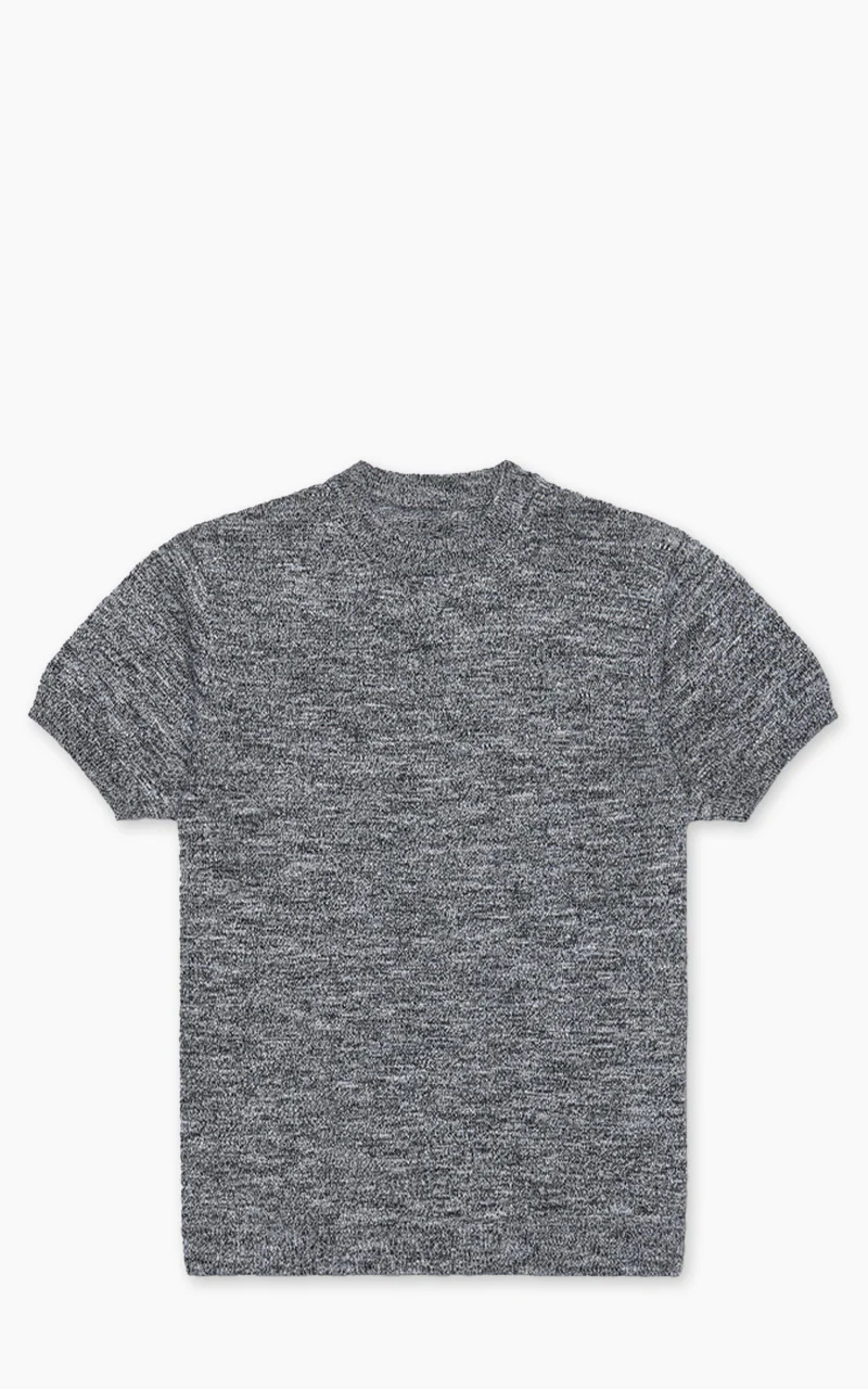 3sixteen Knit T-Shirt Black Marled Yarn