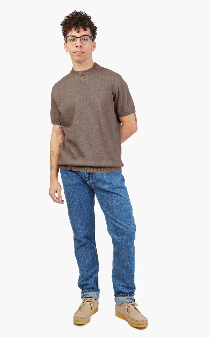 3sixteen Knit T-Shirt Mauve - Image 5