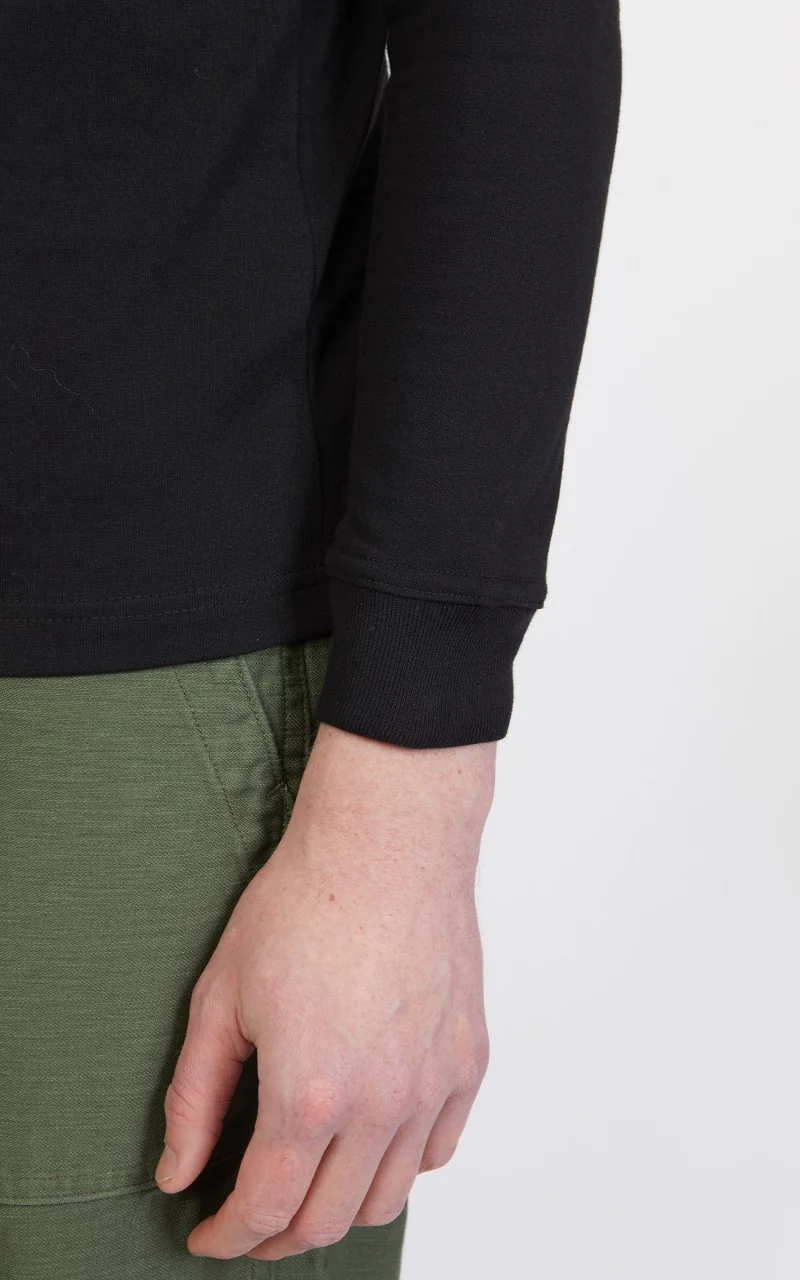 3sixteen Long Sleeve Henley Black - Image 7