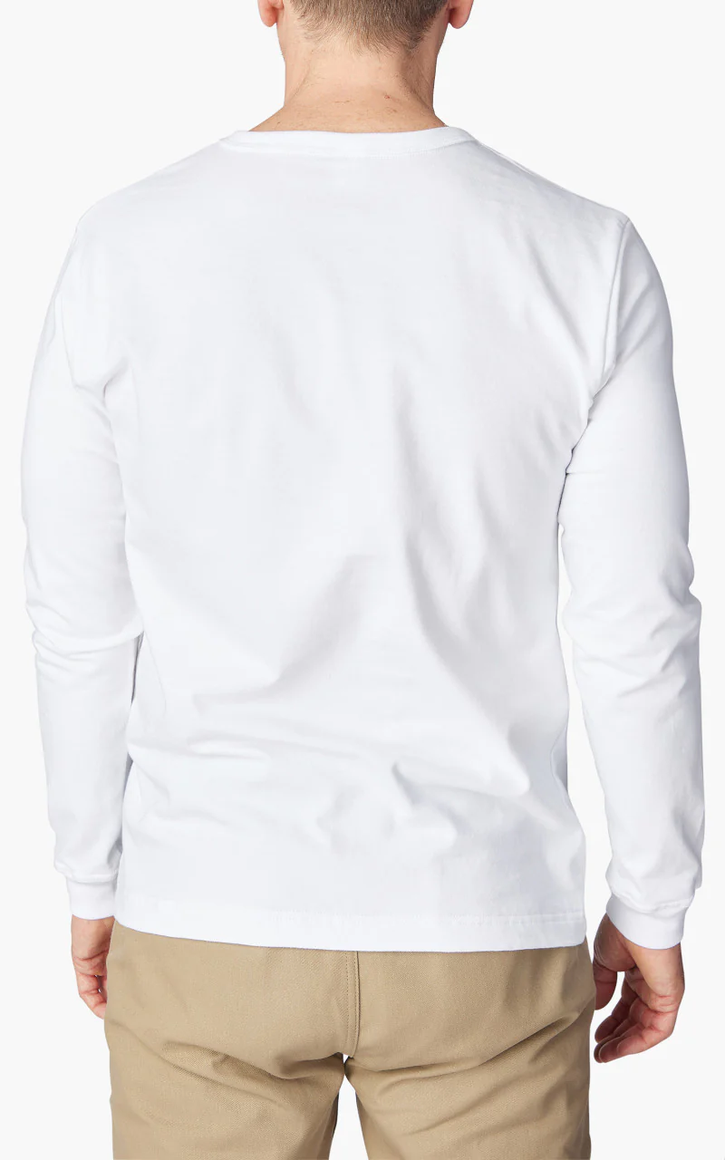 3sixteen Long Sleeve Henley White - Image 6