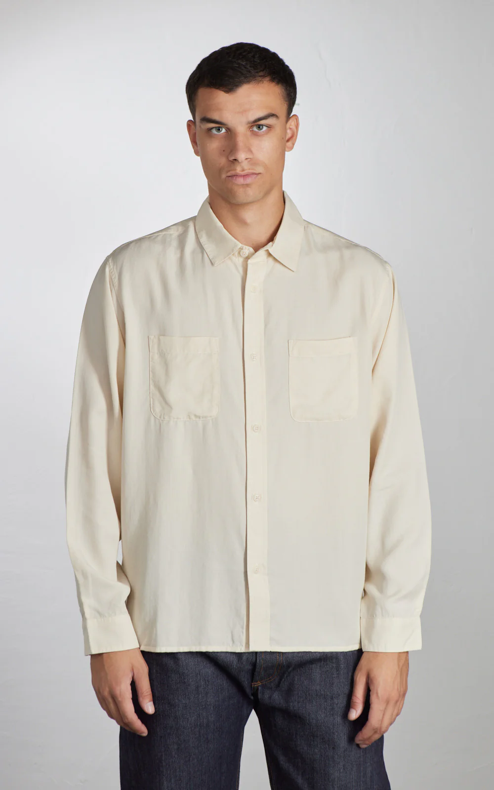 3sixteen Mechanic Shirt Ivory - Image 2