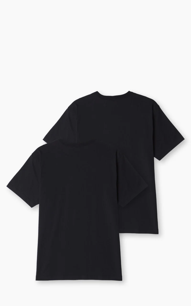 3sixteen Pima T-Shirt 2 Pack Black - Image 7