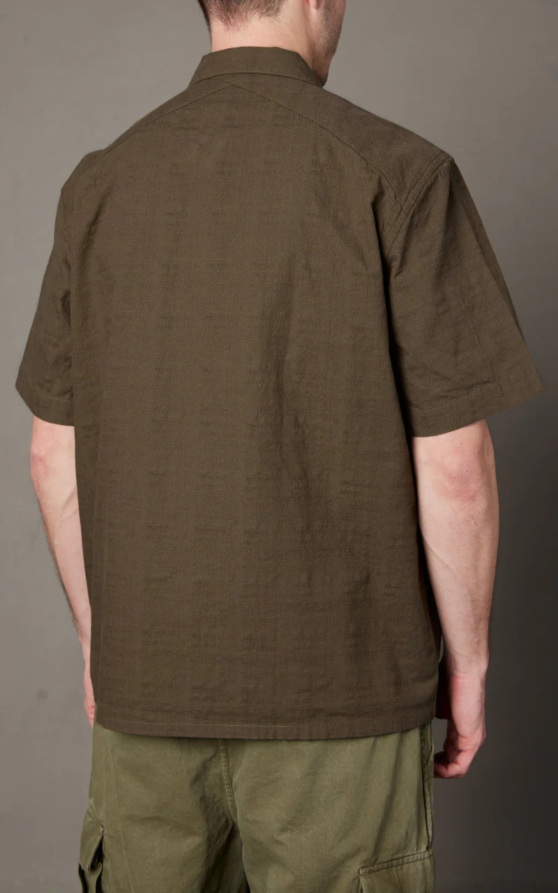3sixteen Safari Shirt Drab Barkcloth - Image 5