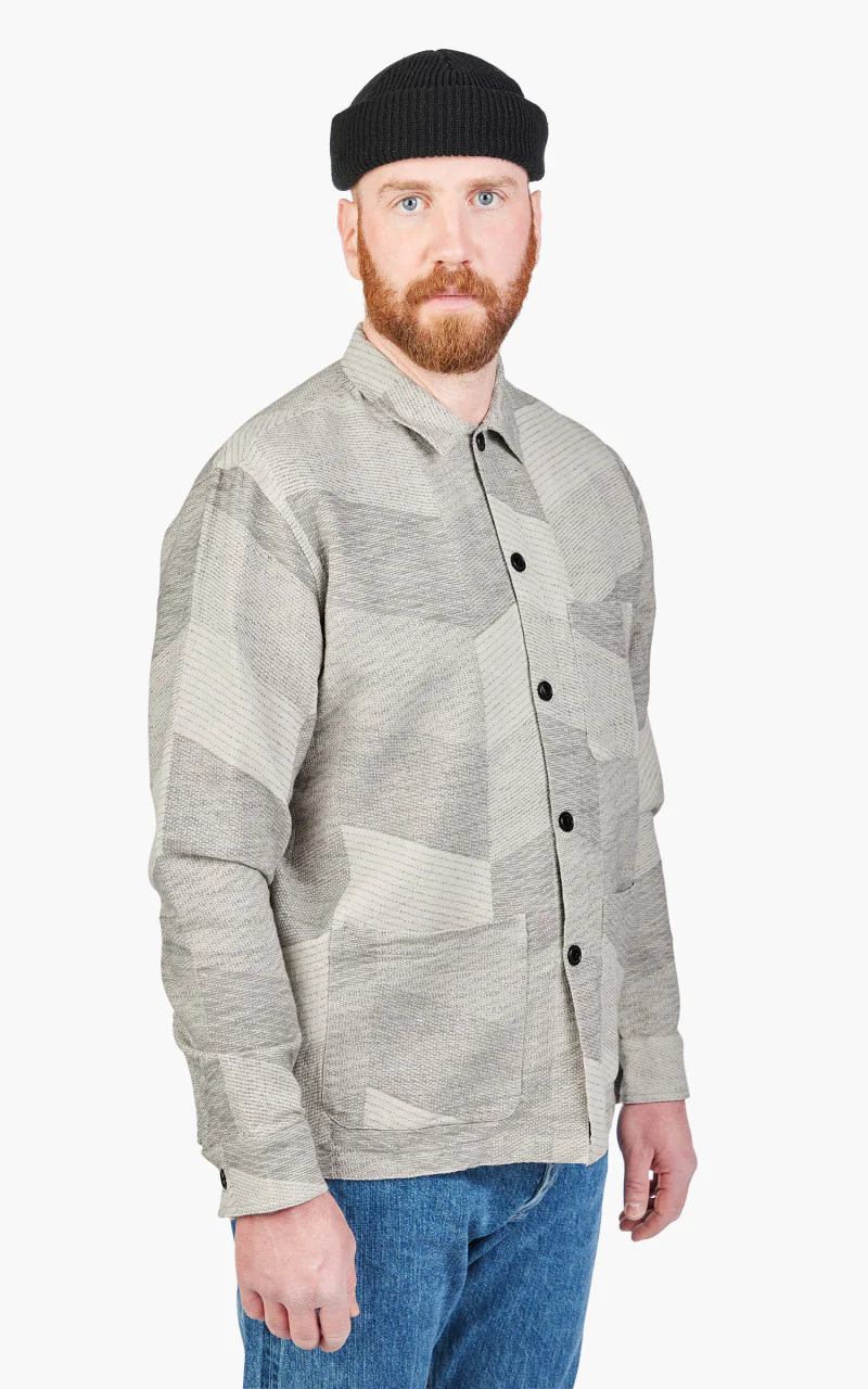 3sixteen Shop Jacket Ash Zig-Zag Jacquard - Image 5